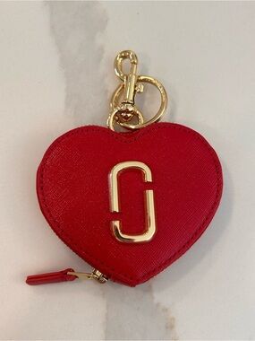 Marc Jacobs “The Snapshot” Nano Heart Charm/Pouch